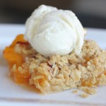 Peach Crisp Ice Cream