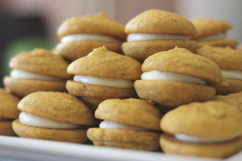 Soft Pumpkin Cream Cookies