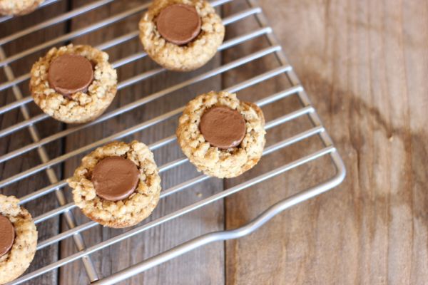Rolo Oatmeal Cookie Cups