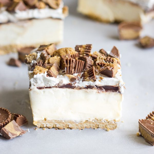 With a Nutter Butter crust and a thick layer of homemade fudge, you can't go wrong!
