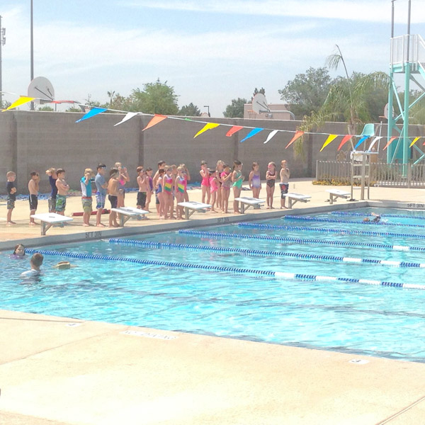 Swim Team from the Bleachers Swim Team from the Bleachers