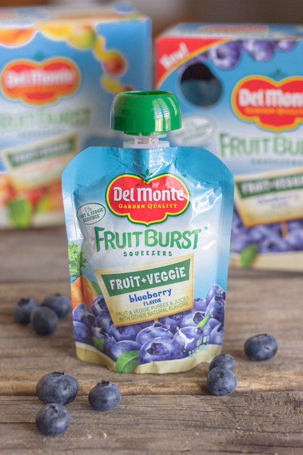 Del Monte Fruit Burst Squeezers - Blueberry Del Monte Fruit Burst Squeezers - Blueberry