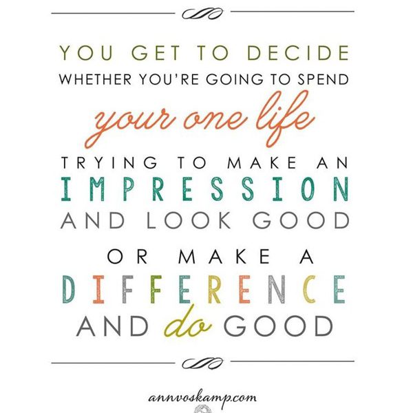 You Get to Decide