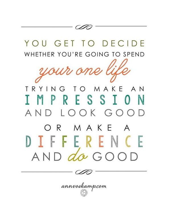 You Get to Decide