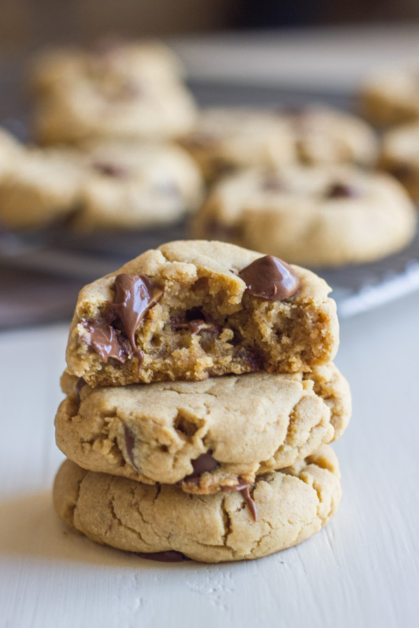 The ULTIMATE peanut butter lover's cookie! Super soft, thick, and made with coconut oil.