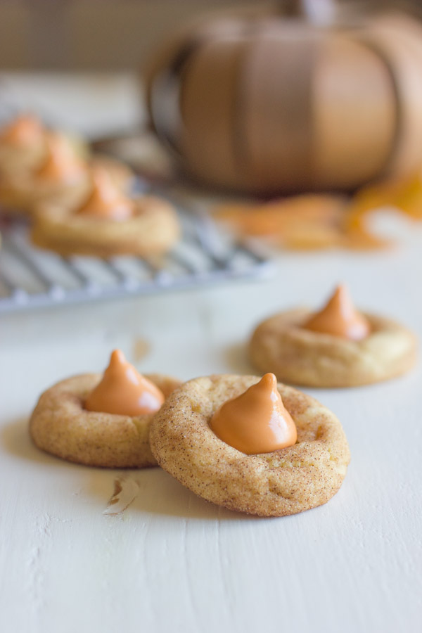 Three Pumpkin Spice Kissed Snickerdoodles