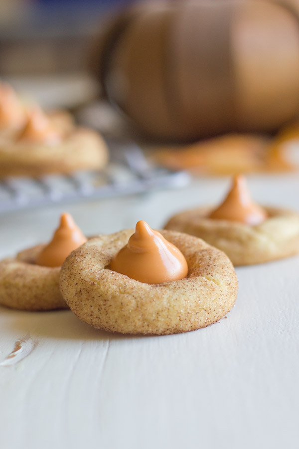 =Pumpkin Spice Kissed Snickerdoodles - a fun fall treat made with coconut oil instead of shortening!