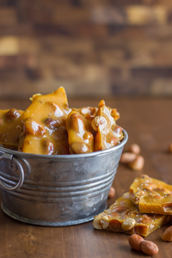 How To Make Peanut Brittle in the Microwave - My mom's peanut brittle recipe...you can make it in the microwave in less than 10 minutes!