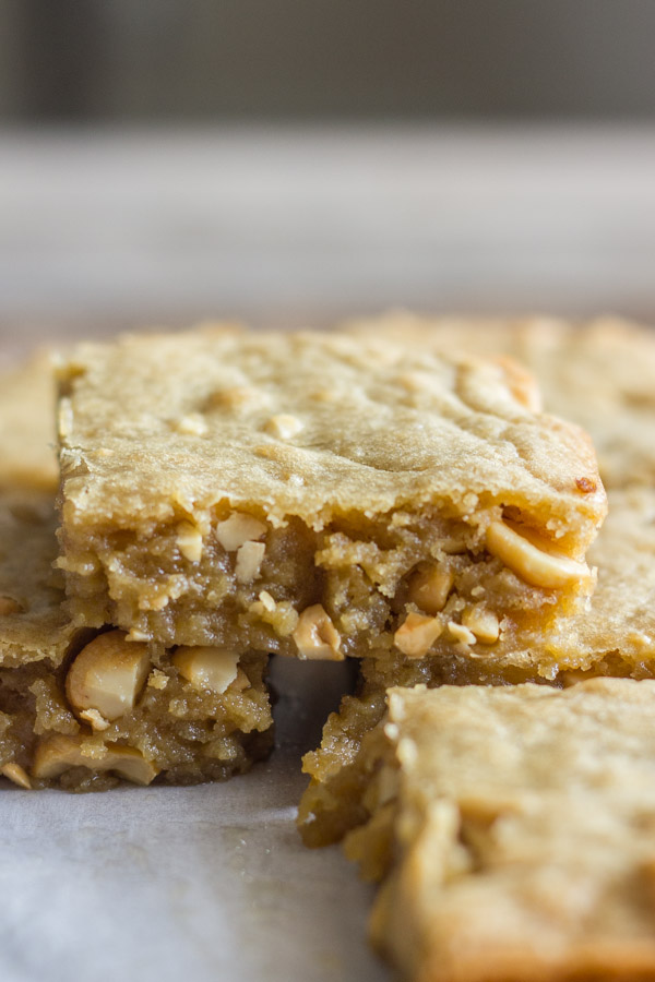 Cashew Blondies