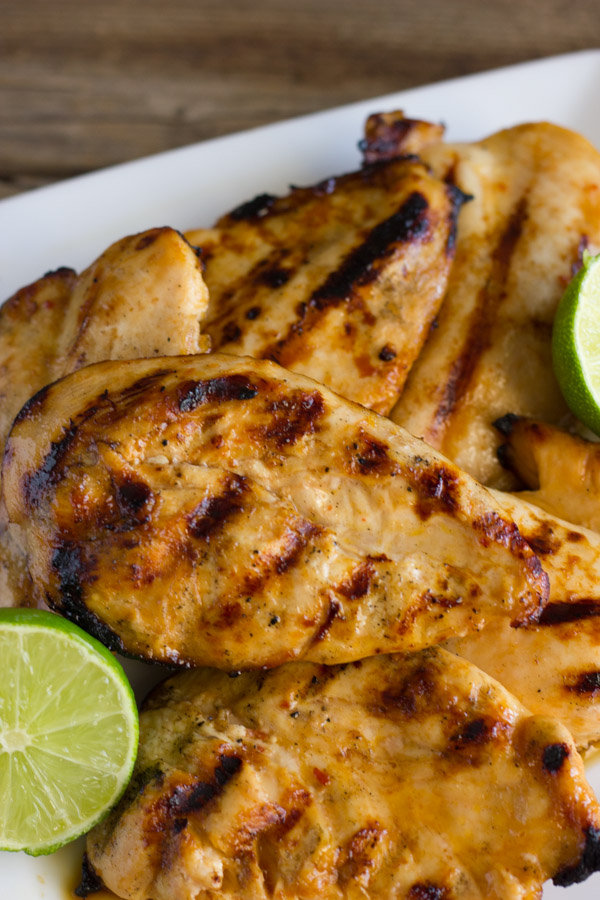 Honey Lime Chili Marinated Chicken