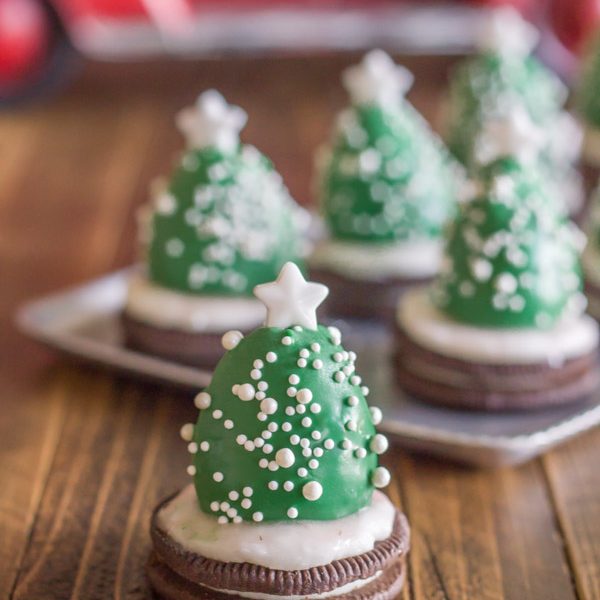 Chocolate Covered Strawberry Christmas Trees - a fun and easy Christmas project to do with your kiddos!