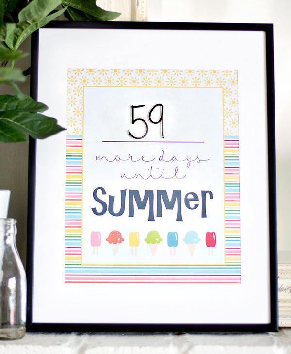 Summer Countdown Printable