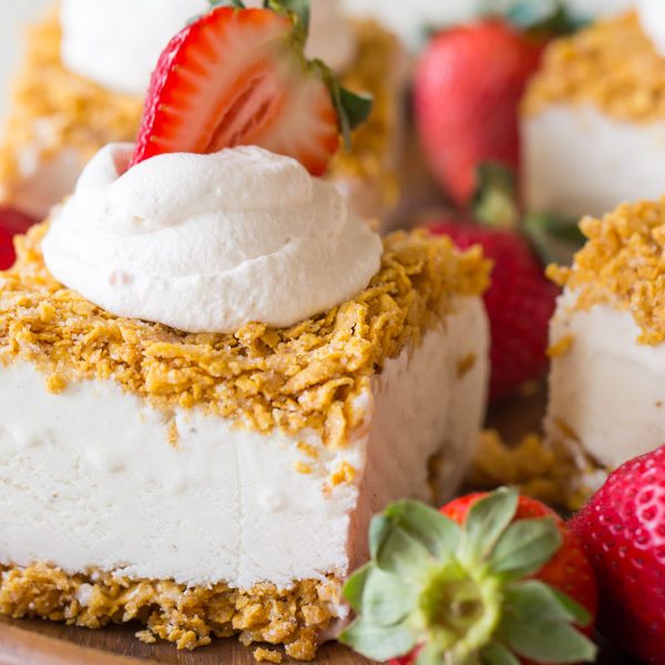 Fried Ice Cream Bars - Much easier than traditional fried ice cream with the same delicious taste!