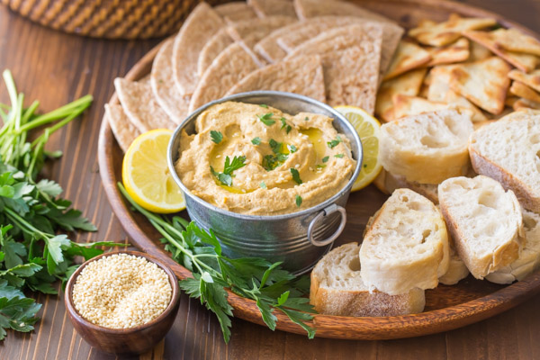 Roasted Eggplant Dip - A delicious dip made with roasted eggplant, perfect as a summer side dish or for snacking.