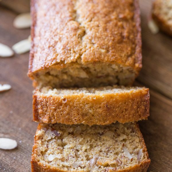 Healthier Banana Bread - Our favorite banana bread made with Greek yogurt, coconut oil, and white whole wheat flour.