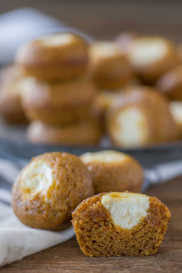 Mini Pumpkin Cheesecake Muffins 1-1