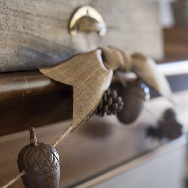 Wooden Acorn Garland