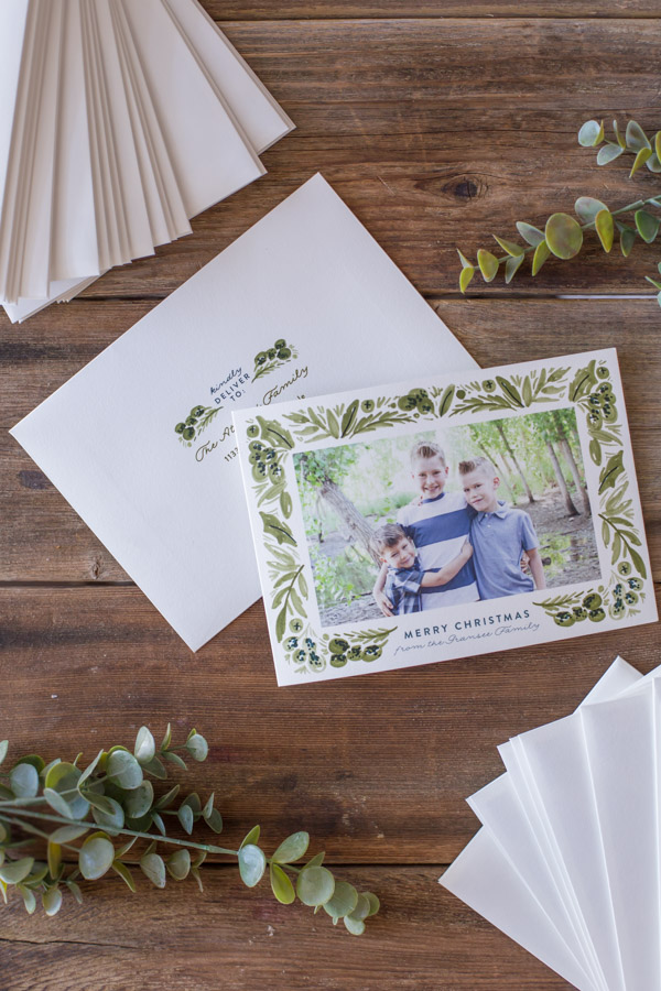 Minted Christmas Card