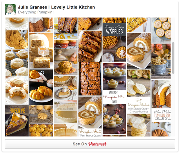 Pinterest Pumpkin Board