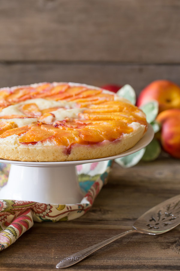 Nectarine Upside Down Cake