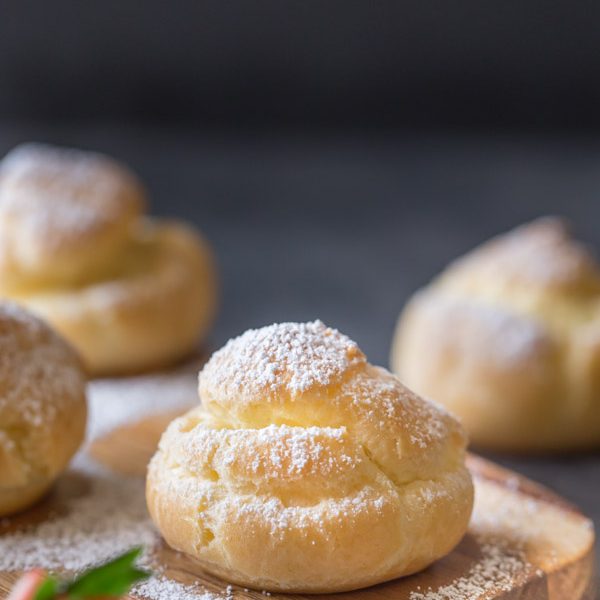 Classic Cream Puffs - These classic little treats are so easy and fun to make, and are the perfect vessel for a homemade vanilla whipped cream!