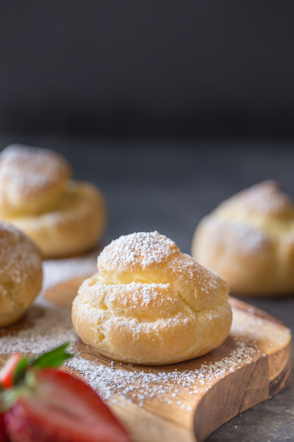 Classic Cream Puffs - These classic little treats are so easy and fun to make, and are the perfect vessel for a homemade vanilla whipped cream!