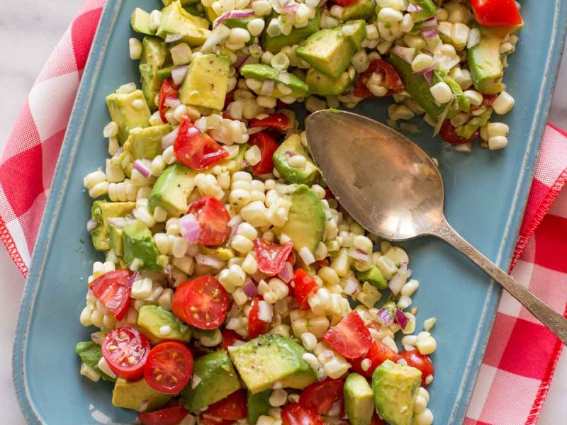 This salad is absolutely the best of summer on a platter! You will LOVE it!