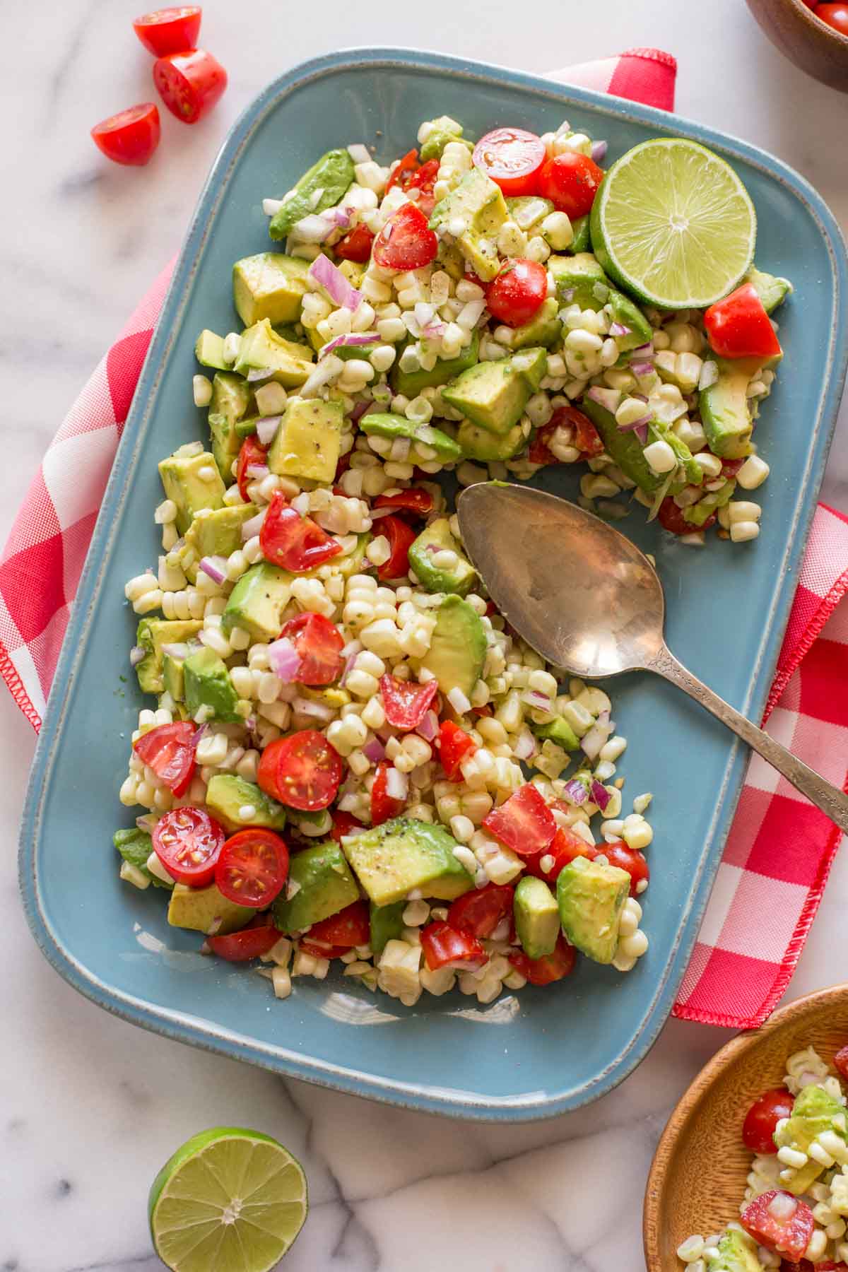 This salad is absolutely the best of summer on a platter! You will LOVE it!