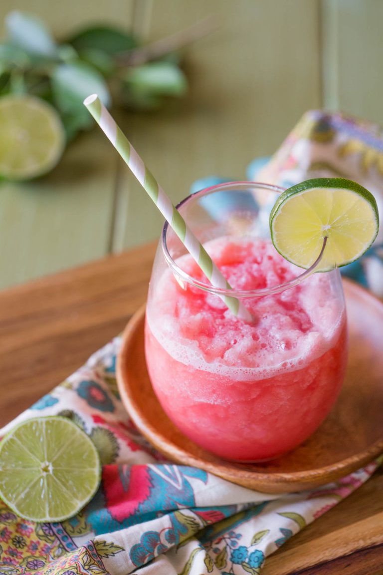 Coconut Lime Watermelon Slushie