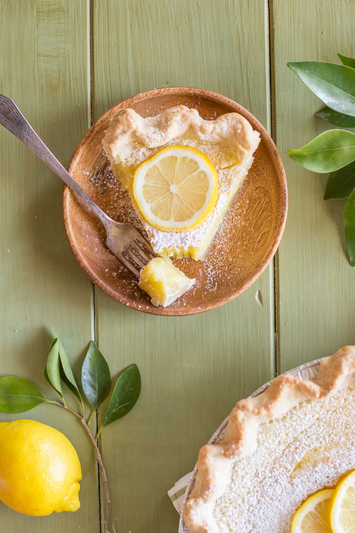 An easy and refreshing summertime dessert idea! The filling is made in the blender and uses one whole lemon!