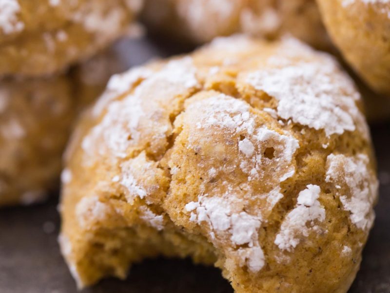 The softest, fluffiest, most tender pumpkin cookie I have ever tasted! Melts in your mouth!