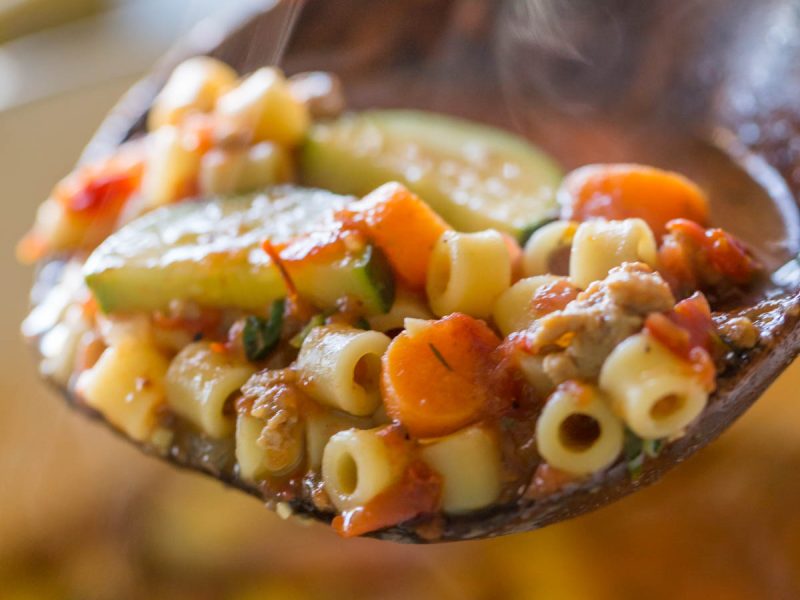 A delicious soup to warm you up and keep you going on the chilliest day!