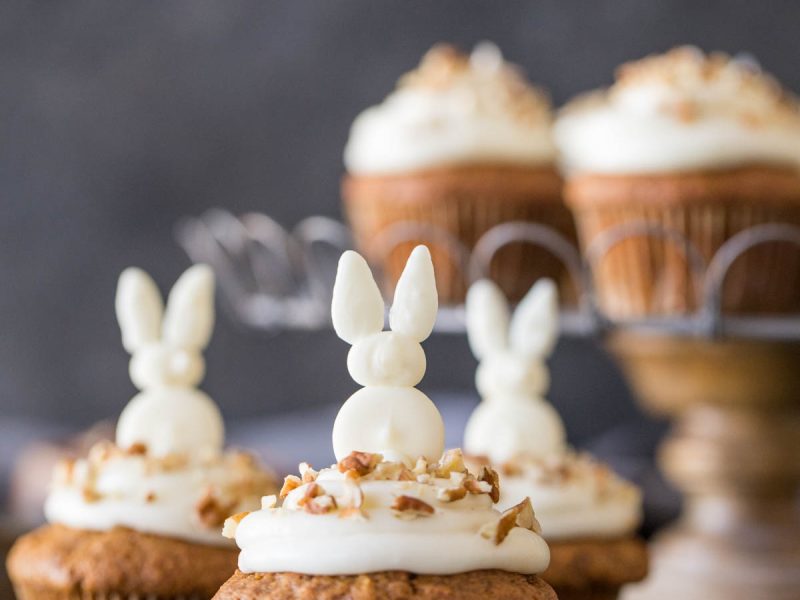 I love these Carrot Cake Cupcakes because they taste as good as they look!