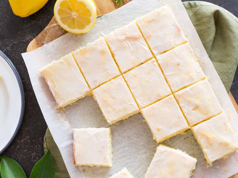 These easy Vanilla Bean Lemon Bars are a refreshing little snack, and I love that they come together so quickly with one bowl and a mixer.