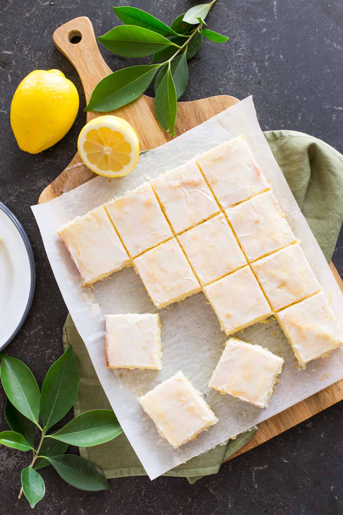 These easy Vanilla Bean Lemon Bars are a refreshing little snack, and I love that they come together so quickly with one bowl and a mixer.