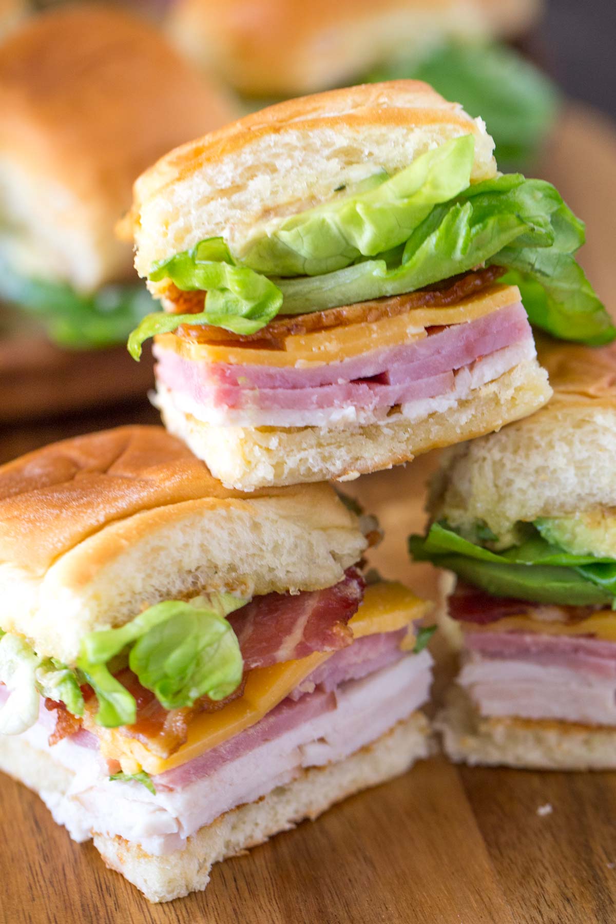 sachin and babi light blue dress Chicken Club Sandwich