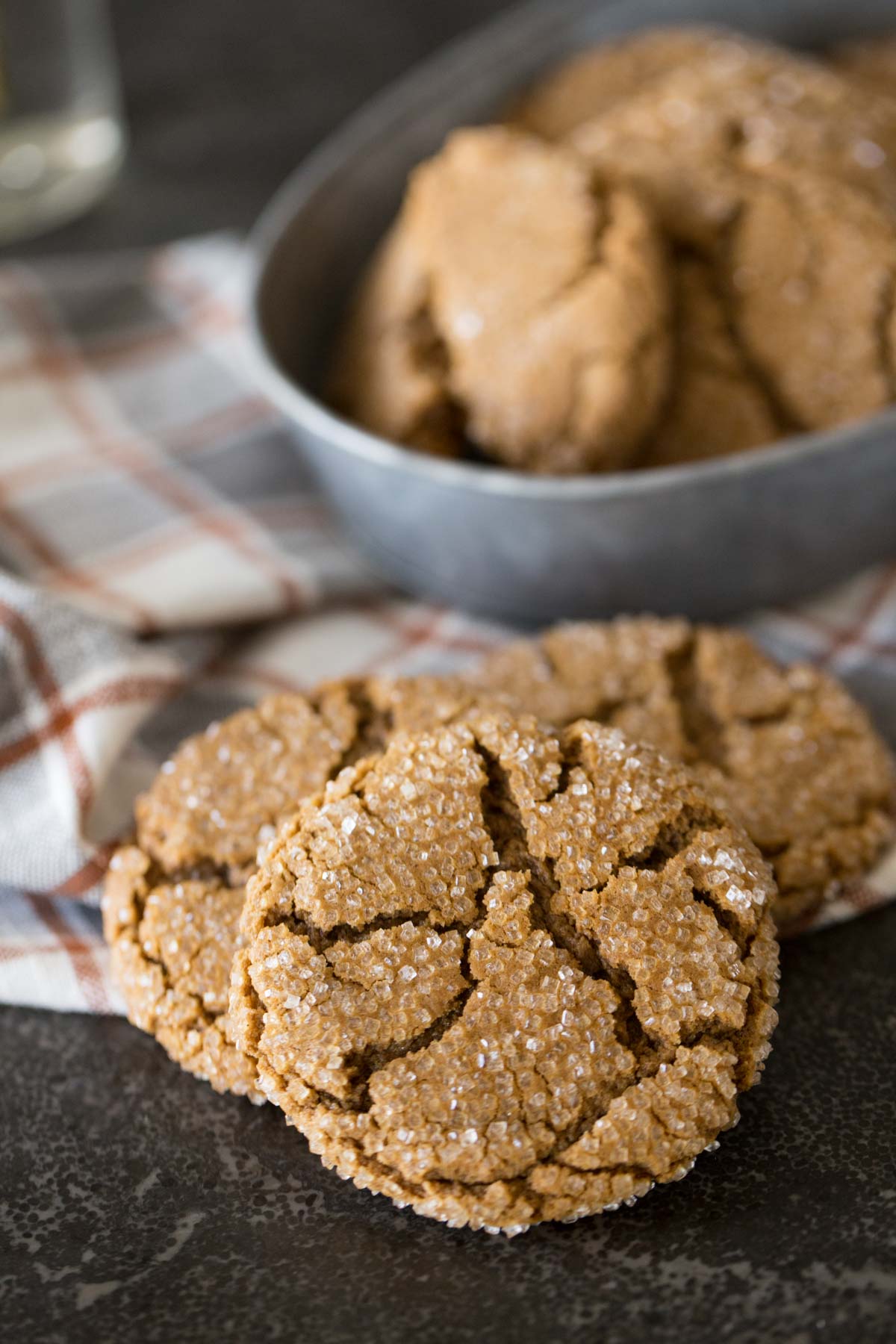 These Peanut Butter Molasses Cookies are thick, soft, and chewy in the middle with a crisp sugary exterior. They might just become a new holiday favorite!