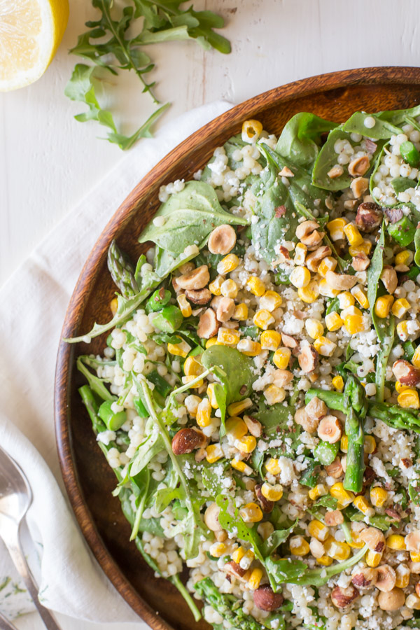 Stetson Salad With Pesto Buttermilk Dressing