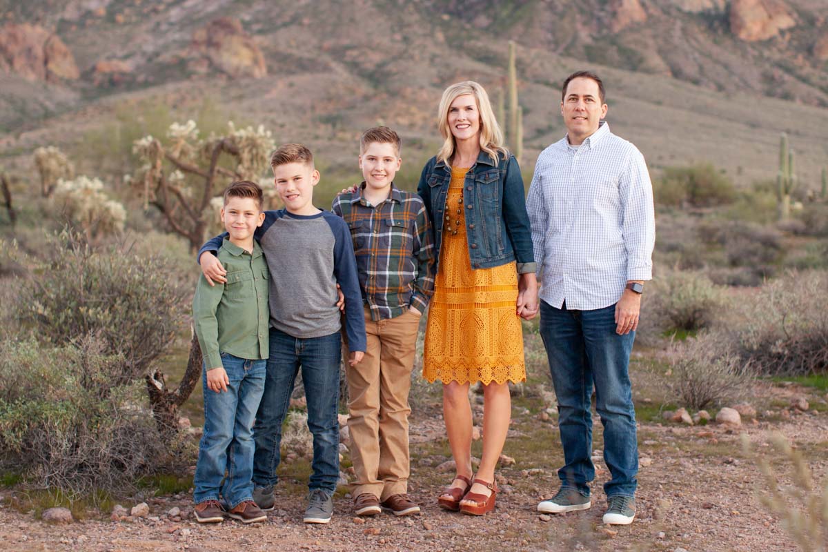Julie and family