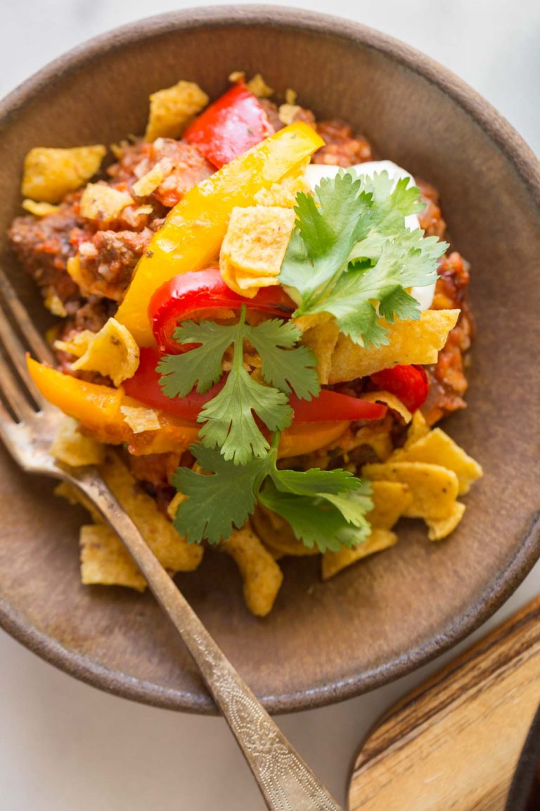 Unstuffed Pepper Skillet