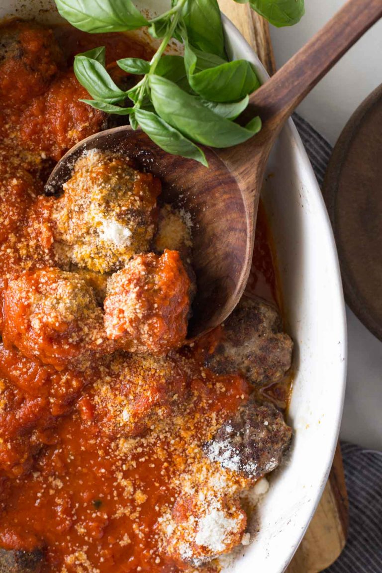 Easy Broiled Italian Meatballs
